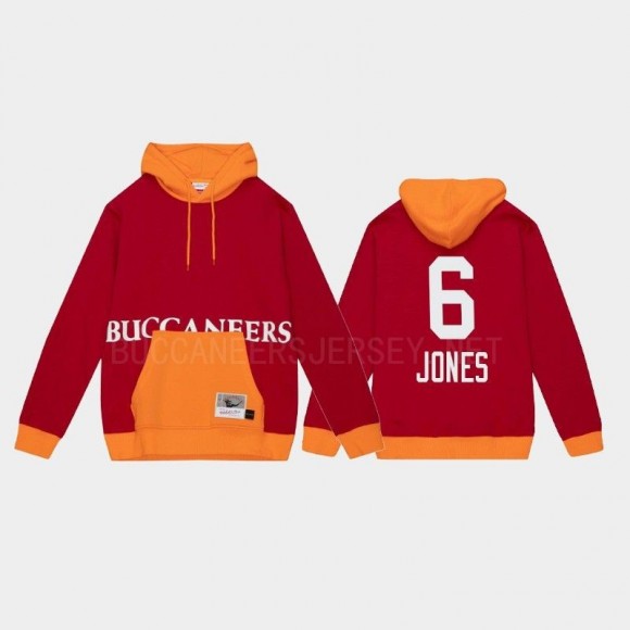 Tampa Bay Buccaneers Julio Jones Big Face Retro Hoodie - Red