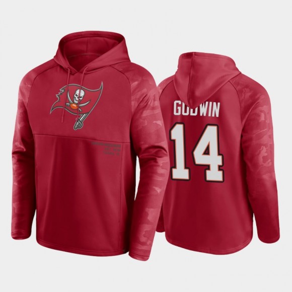 Chris Godwin Buccaneers Shade Defender Raglan Pullover Hoodie - Red