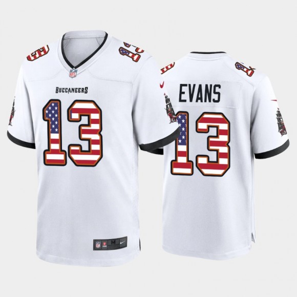 Tampa Bay Buccaneers Mike Evans White 2022 Memorial Day Game Jersey
