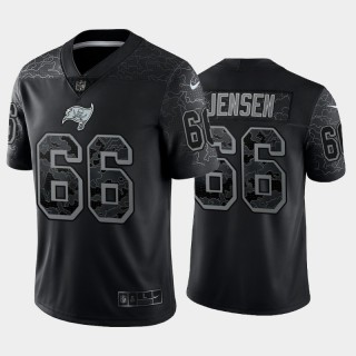 Men's Buccaneers NO. 66 Ryan Jensen Reflective Limited Jersey - Black