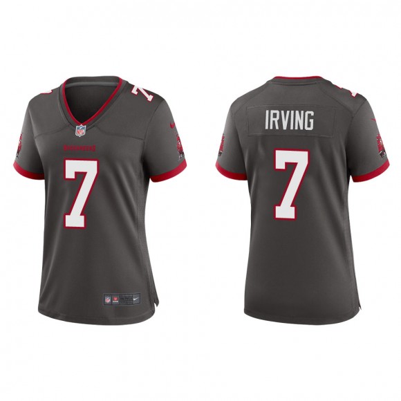 Women's Buccaneers Bucky Irving Pewter Alternate Game Jersey