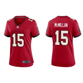 Women's Buccaneers Jalen McMillan Red Game Jersey