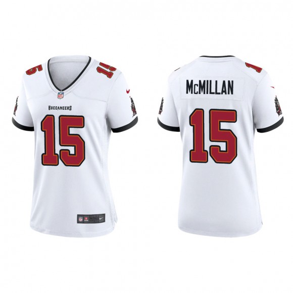 Women's Buccaneers Jalen McMillan White Game Jersey