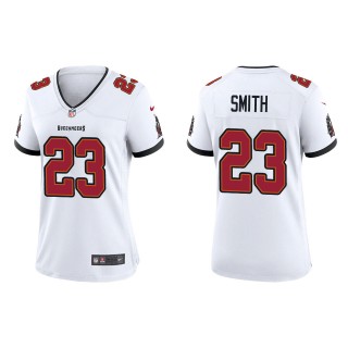 Women's Buccaneers Tykee Smith White Game Jersey