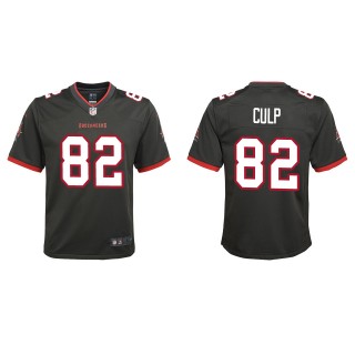 Youth Buccaneers Devin Culp Pewter Alternate Game Jersey