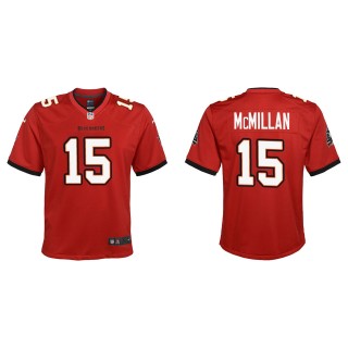 Youth Buccaneers Jalen McMillan Red Game Jersey